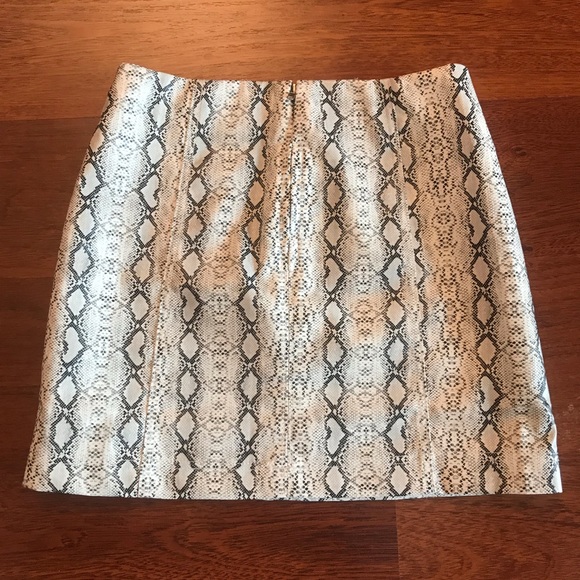 Snake Print Mini Skirt - Picture 5 of 6
